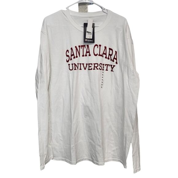 Fanatics Other - NEW SCU SANTA CLARA UNIVERSITY LONG SLEEVE WHITE T-SHIRT -  L
